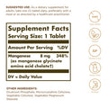 Chelated Manganese Solgar 100 Tabs