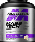 Mass Gainer Protein Powder | MuscleTech Mass-Tech Elite Mass Gainer | Whey Protein Powder + Muscle Builder | Weight Gainer | Protein Powder for Muscle Gain | Creatine Supplements | Vanilla Cake, 7 lbs