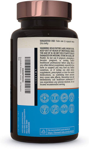 Live Conscious BreatheWell Botanical Respiratory Immune Supplement | with Echinacea, Elderberry, Zinc | Immune System Support Vitamins 60 Capsules