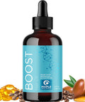 Boost Biotin Hair Serum Plus Rosemary Biotin Shampoo - Hair Thickening Serum With Peppermint And Rosemary And Volumizing Biotin Shampoo For Men And Women Bundle
