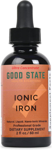 Good State Liquid Ionic Iron Ultra Concentrate (10 Drops Equals 2 Mg - 100 Servings Per Bottle)