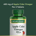 Nature's Bounty Apple Cider Vinegar 480mg, 200 Tablets
