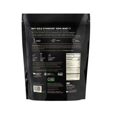 Optimum Nutrition Gold Standard 100% Whey Protein Powder Vanilla Ice Cream 1 Pound (Packaging May Vary)