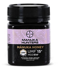 Manuka Hunters UMF 10+/MGO 263+ Certified New Zealand Manuka Honey - 100% Pure Natural Sweetener - Gluten, Dairy Free - Ideal for Tea, Coffee, Smoothies, and Baking - Sustainable - 8.8oz/250g Jar