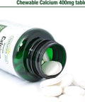 Natures Aid Chewable Calcium 400 mg with Vitamin D3 60 Tablets (for the Maintenance of Normal Bones and Teeth Vegan Society Approved Made in the UK)