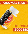 2000 Mg Nad Supplement, Liposomal Nad+ Supplement With High Absorption, More Efficient Than Nicotinamide Riboside, Pure & Plus Boosting Supplement, Aging Defense, Metabolism & Cellular, 120 Softgels