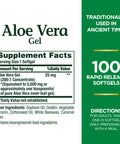 Nature's Bounty Aloe Vera Gel 5 000 Mg 100 Softgels