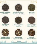 Vahdam Weekend In London Tea Sets | Travel Edition Box | 9 Varieties - Chai Tea Black Tea | Gluten Non GMO | s for Women s for Men s for Him/Her