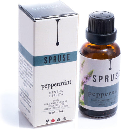 SPRUSE Peppermint Essential Oil - 30ml - 100% Natural Undiluted