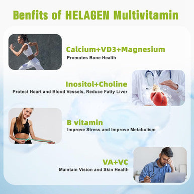 Adult Multivitamin/Multimineral For Immune Health, Dietary Supplement For Energy, Brain, Eye Health With Vitamin A, C, D3, E, Calcium & More, Gluten Free, 75-Days Supply, 150 Tablets