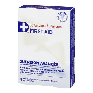 Johnson & Johnson Red Cross Tough Pads (Hydrocolloid Adhesive Pads), 2.8 Inch X 2.4 Inch, 4 Count (Pack Of 2)