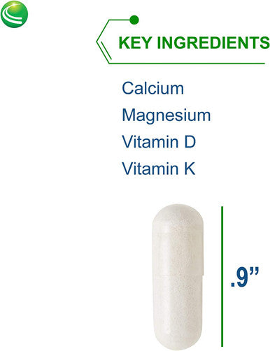 Nutra BioGenesis - Osteogenesis - Calcium, Magnesium, Vitamin D and Vitamin K for Bone Strength and Support - 120 Capsules