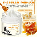 HUYEHF Beef Tallow Honey Lotion Cream Natural Grass-Fed Beef Tallow Cream With Raw Honey Provide All-Around Hydration And Moisturization & Multivitamin Rich Replenish Your Skin With Nutrients