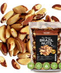 Premium Wild Harvested Raw Brazil Nuts, 1 lb (16oz) ÃƒÂ¢Ã¢â€šÂ¬Ã¢â‚¬Å“ High Selenium, Batch Tested Peanut & Gluten Free, Non-GMO, Kosher, Resealable Bag