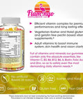 Flamingo Supplements Multivitamin Gummies Vegan Friendly, Kosher Halal No Gluten Or Gelatin, No Gmo For Men, Women & Kids 3 Natural Flavors Vitamins C, B3, B12, Biotin, Zinc & More 100 Gummies