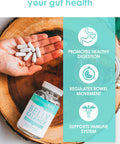 SkinnyFit Belly Balance Probiotic Supplement for Digestive and Gut Health Targeted Release for Women and Men (60 Vegetarian Capsules)