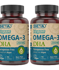 Deva Vegan Omega-3 Dha - 90 Vegan Softgels (Pack of 2)