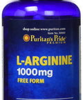 Puritan's Pride L-arginine 1000 Mg Capsules 100 Count White (4332490165)