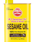 OTOKI 100% Pure Roasted Sesame Oil 320ml (10.82 fl oz) ÃƒÂ¢Ã¢â€šÂ¬Ã¢â‚¬Å“ Authentic Korean Toasted Sesame Seed Oil, Rich Nutty Flavor for Bibimbap, Vegetables & Soups