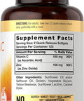 Vitamin C with Zinc | 250 Softgels | Bioavailable Supplement | Ascorbic Acid and Zinc Oxide | Non-GMO and Gluten Free Formula | by Carlyle