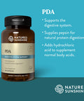 Nature'S Sunshine Pda Combination, 180 Capsules | Hydrochloric Acid And Pepsin Supplement That Helps Break Down Proteins In The