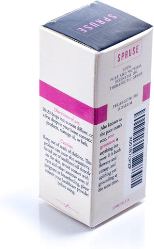 SPRUSE Rose Geranium Essential Oil - 30ml - 100% Natural Undiluted