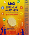 Redoxon Max Energy, Sustained Energy Formula, Helps Support Your Immune System, Max Energy All Day Long, Citrus Fruits Flavor, 20 Effervescent Tablets, 2.82 Oz, Box