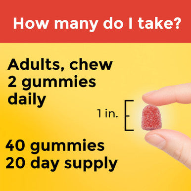 Nature Made Lutein & Zeaxanthin Gummies Eye And Brain Supplement 40 Vegan Gummies 20 Day Supply