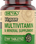 Deva Vegan Multivitamin Mineral Supplement Tiny Tablets 90 Count