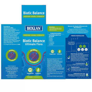 Bioglan Biotic Balance Ultimate Flora 30 Capsules Duo Pack 30 Caps x 2