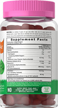 Carlyle Kids B Complex Gummies | 100 Count | Vegan | Natural Peach Raspberry Flavor | Non-Gmo, Gluten Free | By Lil' Sprouts