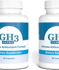 Nattura G-H3 Ultra Ultimate Antioxidant Formula - NEW Improved Anti-Aging Complex (Ginkgo Biloba R-Alpha Lipoic Acid Coenzyme Q10 Acetyl L-Carnitine Vitamin B6) - 60 Caps