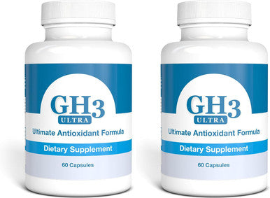 Nattura G-H3 Ultra Ultimate Antioxidant Formula - NEW Improved Anti-Aging Complex (Ginkgo Biloba R-Alpha Lipoic Acid Coenzyme Q10 Acetyl L-Carnitine Vitamin B6) - 60 Caps