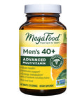 MegaFood Men'S 40+ Advanced Multivitamin For Men - Dr-Formulated - Choline Vitamin B Vitamin C Vitamin D Zinc & Real Food Brain Health Immune Support Vegetarian Supplement 60 Tabs -30 Servings