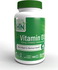 Vitamin D3 2000 IU 100 Softgels Soy Free Natural Vitamin D.