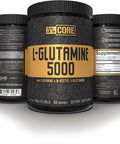 5% Nutrition L-Glutamine 5000 Supplement w/ L-Alanine | Immune & Digestive Support | Amino Muscle Builder Post Workout Recovery | Unflavored (60 Servings)