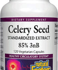 Celery Seed Extract by Natural Factors Herbal Supplement for a Healthy Circulatory System 120 Capsules