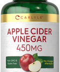 Carlyle Apple Cider Vinegar Capsules | 450Mg | 200 Pills | Non-Gmo, Gluten Free Supplement