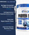 Gaspari Nutrition: Proven EAAs, Vegan Fermented EAAs, Enhances Recovery & Replenishes Electrolytes, Non-GMO, 30 Servings (Blueberry Acai)