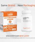 Supersmart Lactobacillus Gasseri 200 mg 6 Billion MicroOrganisms cfu Per Day Restores The Balance of intestinal Microflora Probiotic Strain NonGMO Gluten Free 60 Dr Capsules