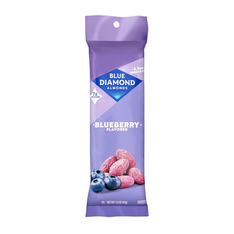 Blue Diamond Almonds, Smokehouse Flavored Snack Nuts, Single Serve Bags (1.5 Oz. Tubes, Pack of 12)