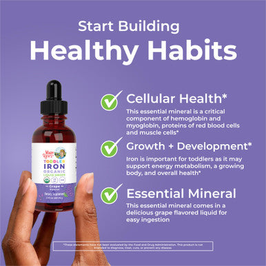 Maryruth's Iron Supplement For Toddlers 2 Fl Oz