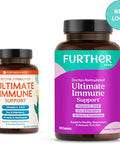 Further Food Ultimate Immune Support Vitamin C, D, E And Zinc + Natural Immunity Booster Multivitamin Herbal Supplement Elderberry & Echinacea, Daily Immune Defense & Antioxidant Support.