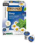 Twinings Sleep Herbal Tea K-Cup Pods for Keurig, 24 CT Box (Pack of 1) | Formerly Nightly Calm, Relaxing Camomile, Spearmint & Lemongrass, Caffeine-Free, For Single-Serve Brewers, Enjoy Hot or Iced