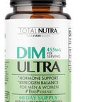 Dim Supplement: Dim Ultra 455Mg Diindolylmethane, Broccoli, Bioperine Natural Estrogen Blocker For Men, Female Hormone Balance For Women Menopause, Hormonal Acne, Pcos Support