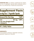 Solgar - Gentle Iron 25 Mg Vegetable Capsules 180 Count 2 Pack Easy On Stomach Promote Red Blood Cell Production