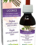 Naturalma Licorice Or Liquorice (Glycyrrhiza Glabra) Root Alcohol-Free Tincture - 4 Fl Oz Liquid Extract In Drops - Herbal Supplement - Vegan