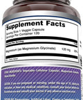 Amazing Nutrition Formulas Magnesium Glycinate 120 Mg per Serving 120 Veggie Capsules Supplement | Non-GMO | Gluten- | Made in USA