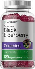 Horbaach Black Elderberry Gummies 120 Count