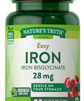 Nature's Truth Easy Iron 28Mg, 90 Count